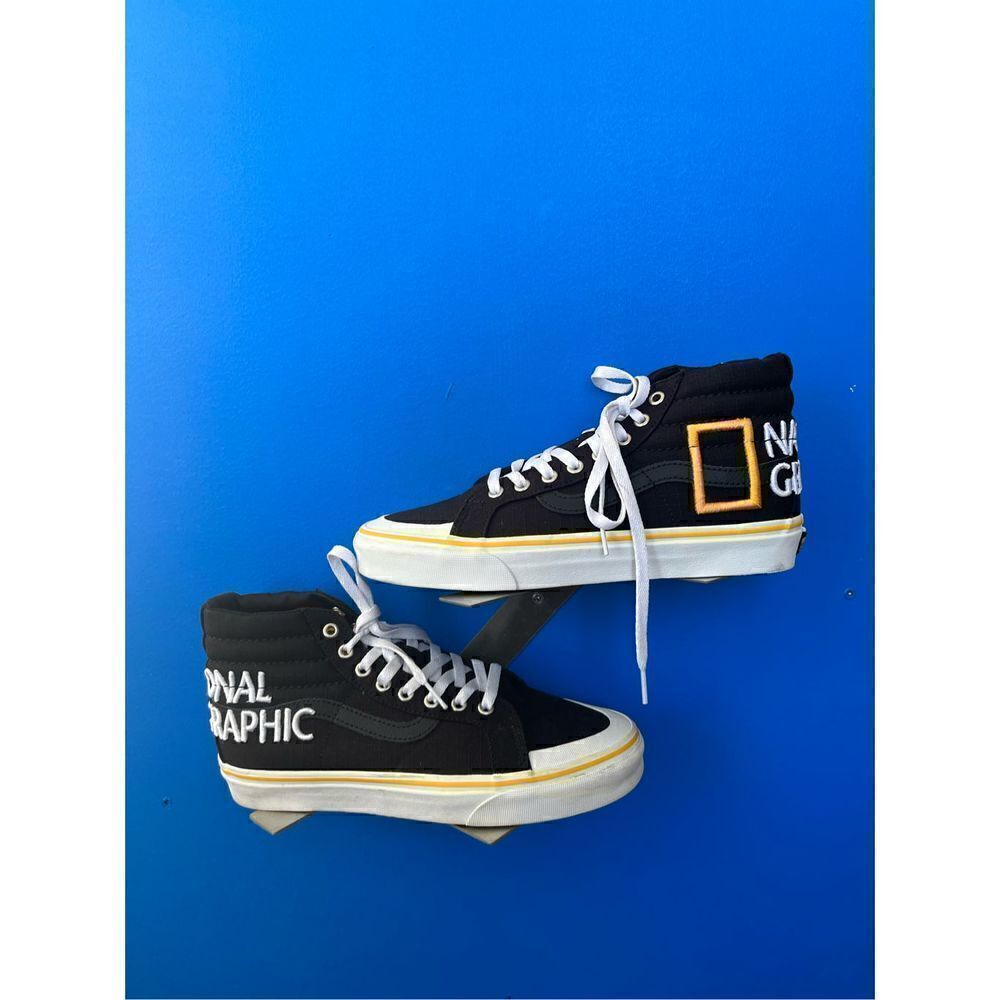 Vans X National Geographic Sz 6.5M I 8W Sk8-Hi Reissue 13 VN0A3TKPXHP1 Black